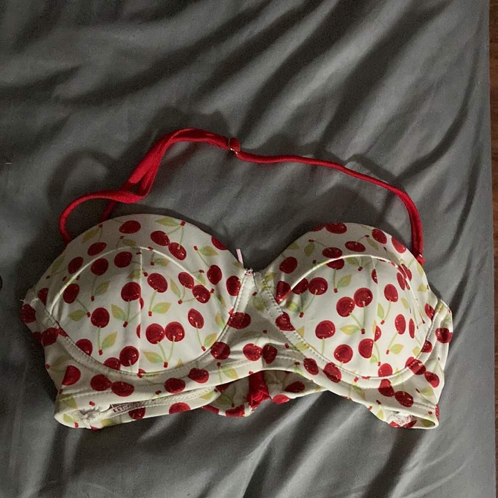 Cherry bikini top